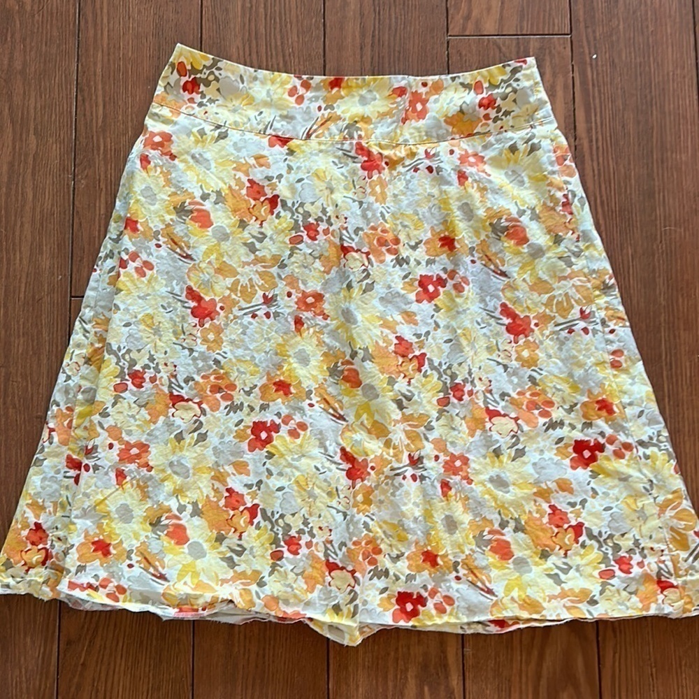 Express cotton skirt